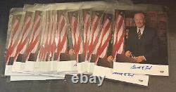 15-HUGE Lot-Gerald Ford Signed 8x10 Photos PSA/DNA COA Autographed President