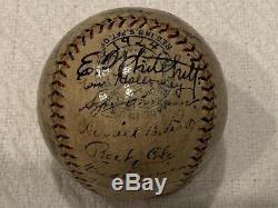 1924 Detroit Tigers Team Signed Baseball Ty Cobb PSA/DNA COA