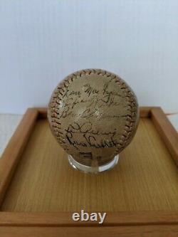 1933 NY Yankees Signed Ball Ruth & Gehrig PSA/DNA COA AUTHENTIC #AJ07051