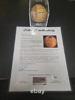 1938 New York Yankees Team Signed Baseball PSA/DNA COA