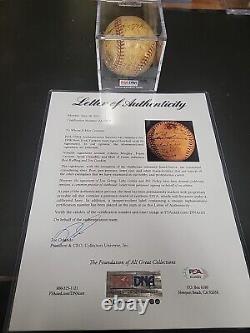 1938 New York Yankees Team Signed Baseball PSA/DNA COA