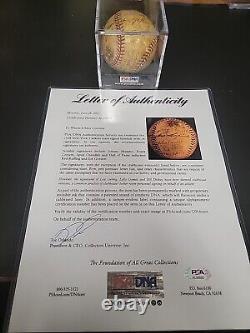 1938 New York Yankees Team Signed Baseball PSA/DNA COA