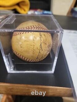 1938 New York Yankees Team Signed Baseball PSA/DNA COA