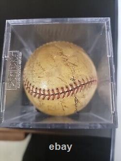 1938 New York Yankees Team Signed Baseball PSA/DNA COA