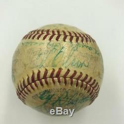 1941 All Star Game Team Signed Baseball With Mel Ott Arky Vaughan PSA DNA COA