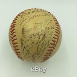 1952 St. Louis Cardinals Team Signed Baseball With Stan Musial PSA DNA COA
