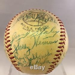 1953 St. Louis Cardinals Team Signed NL Baseball Stan Musial 24 Sigs PSA DNA COA