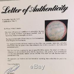 1953 St. Louis Cardinals Team Signed NL Baseball Stan Musial 24 Sigs PSA DNA COA