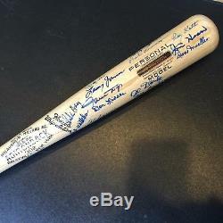 1954 Willie Mays New York Giants World Series Champs Team Signed Bat PSA DNA COA