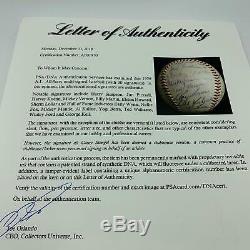 1956 All Star Game Team Signed Baseball Mickey Mantle Ted Williams PSA DNA COA