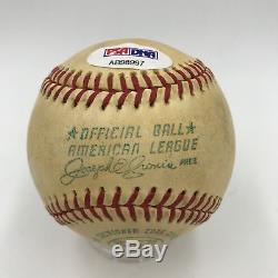 1960's Hank Aaron Playing Days Signed Game Used Baseball PSA DNA COA