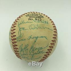 1966 Hank Aaron Atlanta Braves Team Signed Game Used Baseball PSA DNA COA