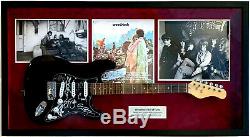 1969 Woodstock Legends 5x Autographed Guitar Psa Dna Coa Custom Framed Shadowbox