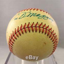 1970's Joe DiMaggio Signed Autographed AL MacPhail Baseball PSA DNA COA #AA05145