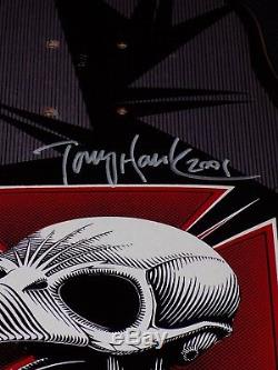 1980s Original Tony Hawk Skateboard Deck Autographed PSA/DNA COA Auto Graded a 9