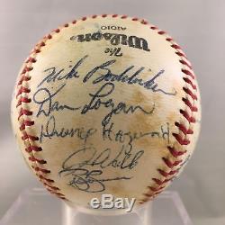 1981 Rochester Red Wings Team Signed Baseball Cal Ripken Jr. PSA DNA COA