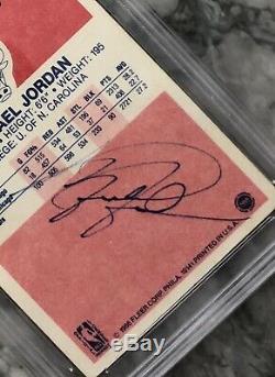 1986-87 Fleer Michael Jordan Auto Rc PSA DNA CERT signed coa rookie autograph