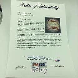 1986 New York Mets World Series Champions Team Signed NL Baseball PSA DNA COA