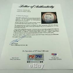 1989 New York Mets Team Signed NL Baseball Gary Carter PSA DNA COA