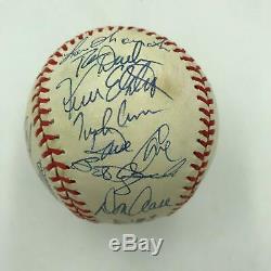 1989 New York Mets Team Signed NL Baseball Gary Carter PSA DNA COA