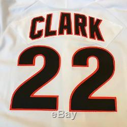 1989 Will Clark Signed San Francisco Giants Game Model Jersey PSA DNA COA