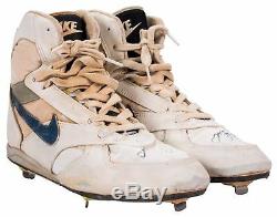 1990 Jeff Bagwell Rookie Signed Game Used Pair Of Nike Cleats PSA DNA & JSA COA