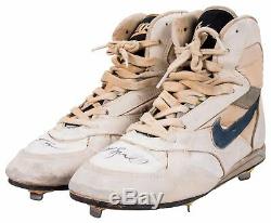 1990 Jeff Bagwell Rookie Signed Game Used Pair Of Nike Cleats PSA DNA & JSA COA