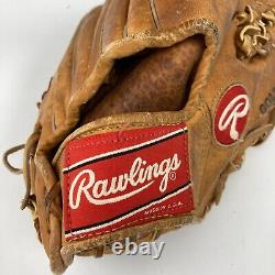 1991 Ozzie Smith Signed Game Used Rawlings Baseball Glove PSA DNA COA