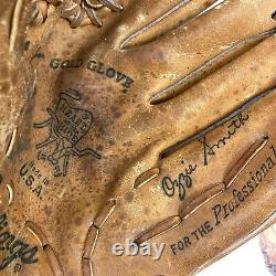 1991 Ozzie Smith Signed Game Used Rawlings Baseball Glove PSA DNA COA