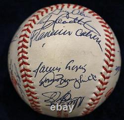 1992 Atlanta Braves Nl Champions Team Signed Baseball 30 Auto 92 Psa/dna Coa