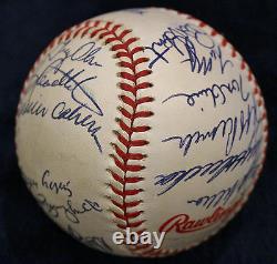 1992 Atlanta Braves Nl Champions Team Signed Baseball 30 Auto 92 Psa/dna Coa