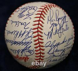 1992 Atlanta Braves Nl Champions Team Signed Baseball 30 Auto 92 Psa/dna Coa