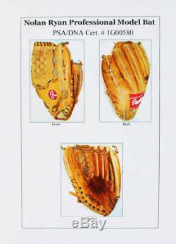 1993 Nolan Ryan Game-Used Glove Texas Rangers COA PSA/DNA