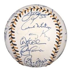 1994 AL All Star Team Signed Baseball Kirby Puckett Cal Ripken Jr PSA DNA COA