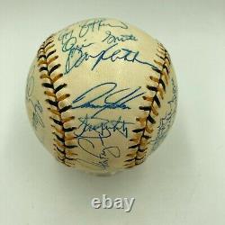 1994 All Star Game National League Team Signed Baseball Barry Bonds PSA DNA COA