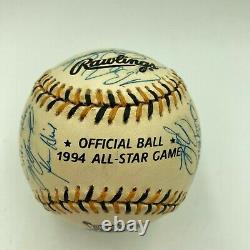 1994 All Star Game National League Team Signed Baseball Barry Bonds PSA DNA COA