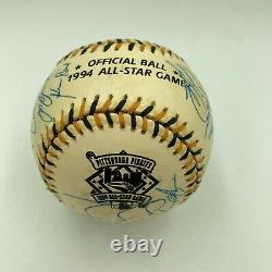 1994 All Star Game National League Team Signed Baseball Barry Bonds PSA DNA COA