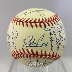 1996 Atlanta Braves Nl Champions Team Signed Baseball 31 Signatures Psa Dna Coa