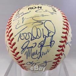 1996 Atlanta Braves Nl Champions Team Signed Baseball 31 Signatures Psa Dna Coa