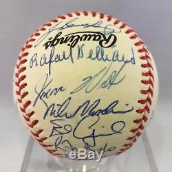 1996 Atlanta Braves Nl Champions Team Signed Baseball 31 Signatures Psa Dna Coa