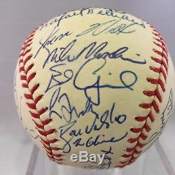 1996 Atlanta Braves Nl Champions Team Signed Baseball 31 Signatures Psa Dna Coa