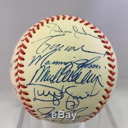 1996 Atlanta Braves Nl Champions Team Signed Baseball 31 Signatures Psa Dna Coa