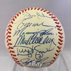 1996 Atlanta Braves Nl Champions Team Signed Baseball 31 Signatures Psa Dna Coa