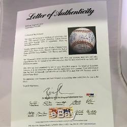 1996 Atlanta Braves Nl Champions Team Signed Baseball 31 Signatures Psa Dna Coa