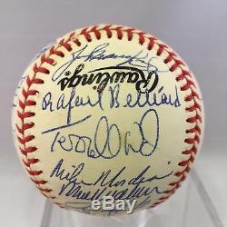 1996 Atlanta Braves Nl Champs Team Signed Baseball 31 Signatures Psa Dna Coa