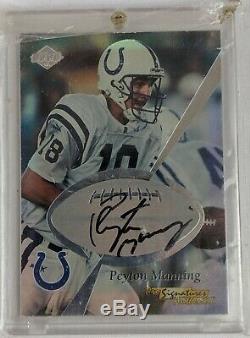 1998 Collector's Edge Rookie ink Peyton Manning RC Auto PSA DNA COA