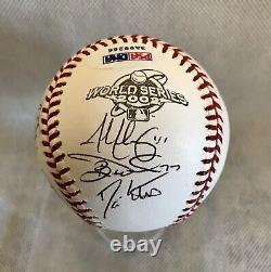 2002 Anaheim Angels WS Champs Team Signed W. S. Baseball WithPSA/DNA COA + BONUSES