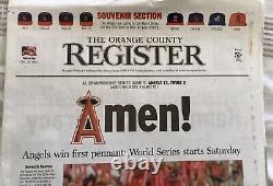 2002 Anaheim Angels WS Champs Team Signed W. S. Baseball WithPSA/DNA COA + BONUSES