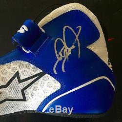 2015 Dale Earnhardt Jr. Signed Alpinestars Tech 1-KX Racing Shoes PSA/DNA COA