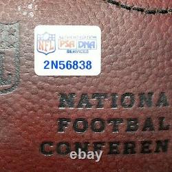 2018 Cincinnati Bengals Game Used CRUCIAL CATCH Wilson The Duke NFL Football COA